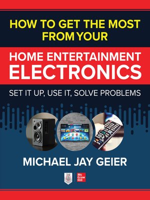How to Get the Most from Your Home Entertainment Electronics - ebook